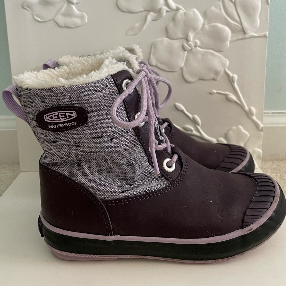 Keen Purple and Gray Kids Rain & Snow Boots